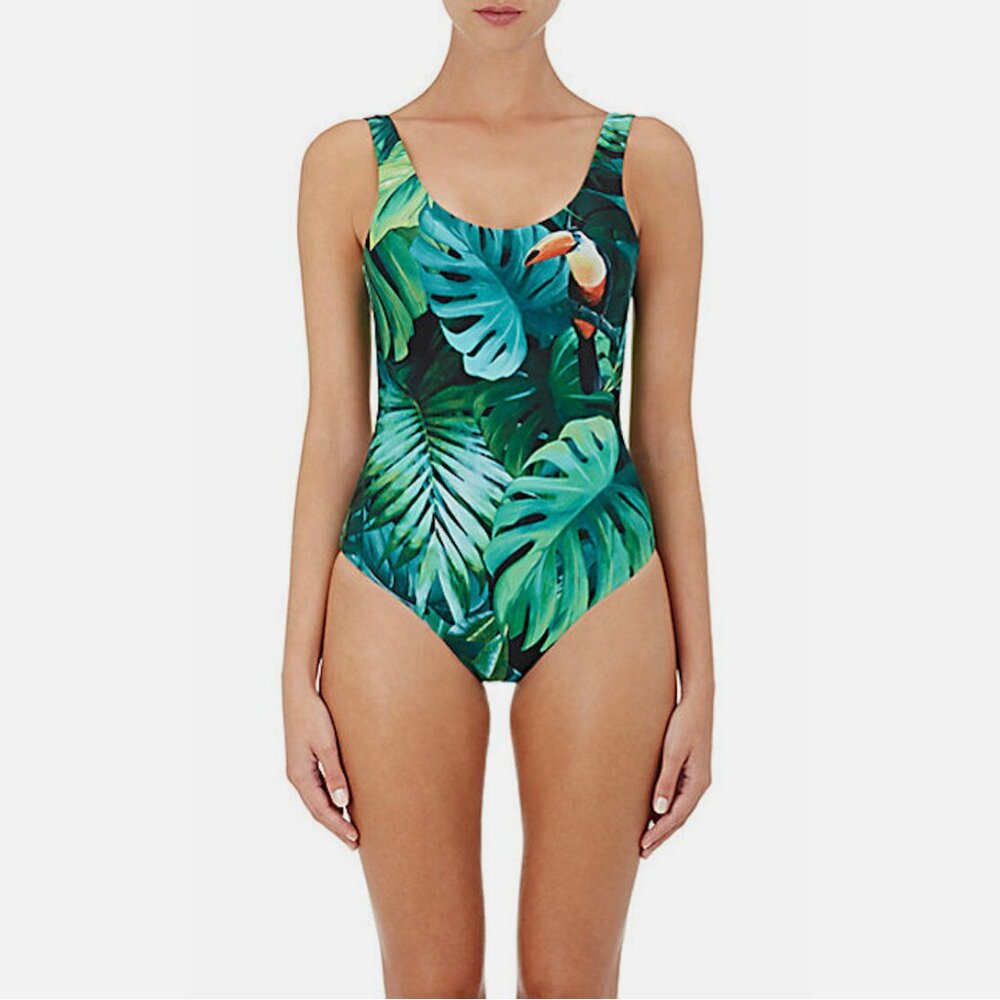 Onia Kelly El Toucan One-Piece Bathing Suit